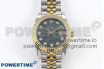 DateJust 31 278273 SS/YG GMF 1:1 Best Edition 904L Steel Meteorite Diamonds Dial on Jubilee Bracelet A2824