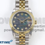 DateJust 31 278273 SS/YG GMF 1:1 Best Edition 904L Steel Meteorite Diamonds Dial on Jubilee Bracelet A2824