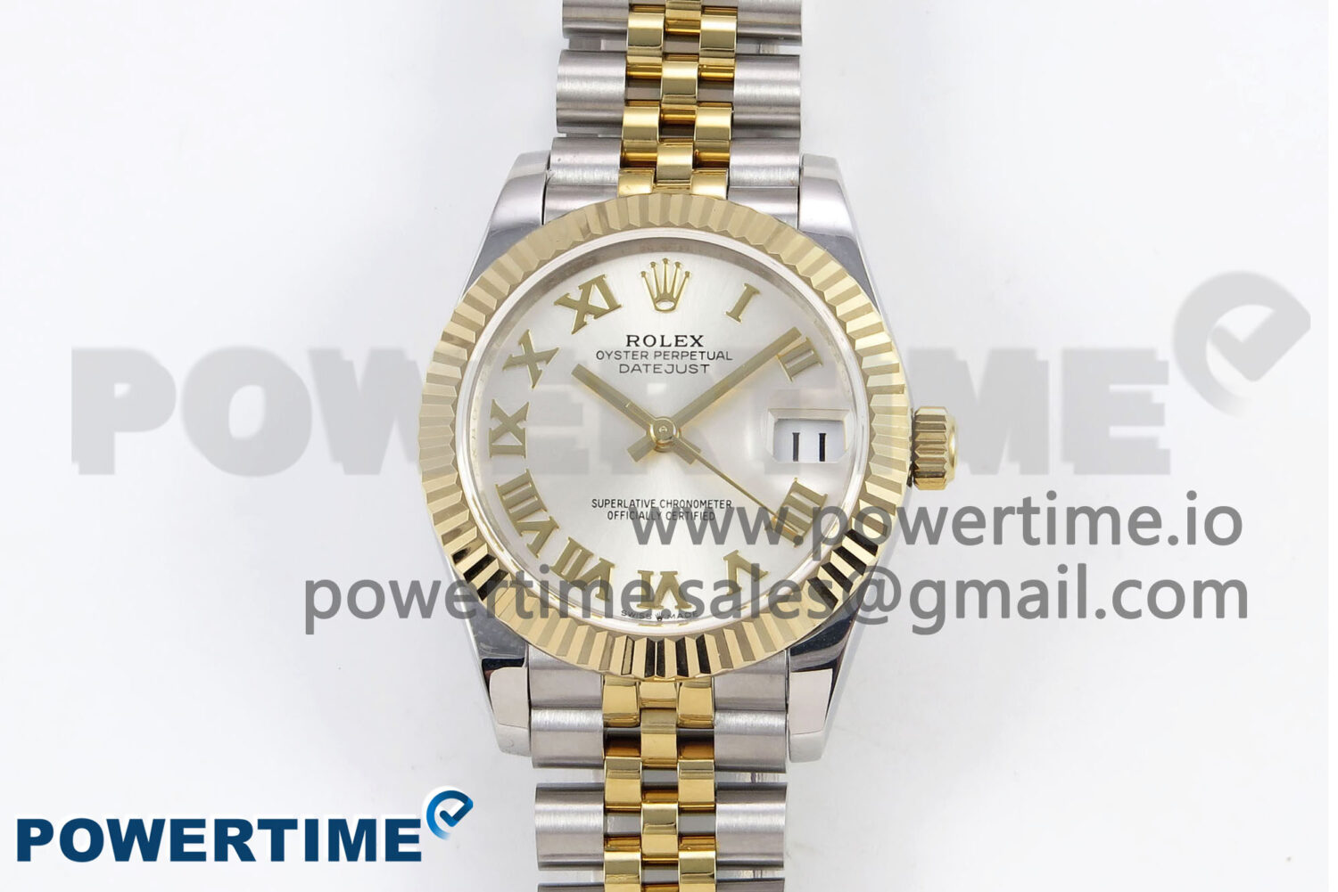 DateJust 31 278273 SS/YG GMF 1:1 Best Edition 904L Steel Silver Roman Dial on Jubilee Bracelet A2824 - Image 1