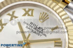 DateJust 31 278273 SS/YG GMF 1:1 Best Edition 904L Steel Silver Roman Dial on Jubilee Bracelet A2824 - Image 4