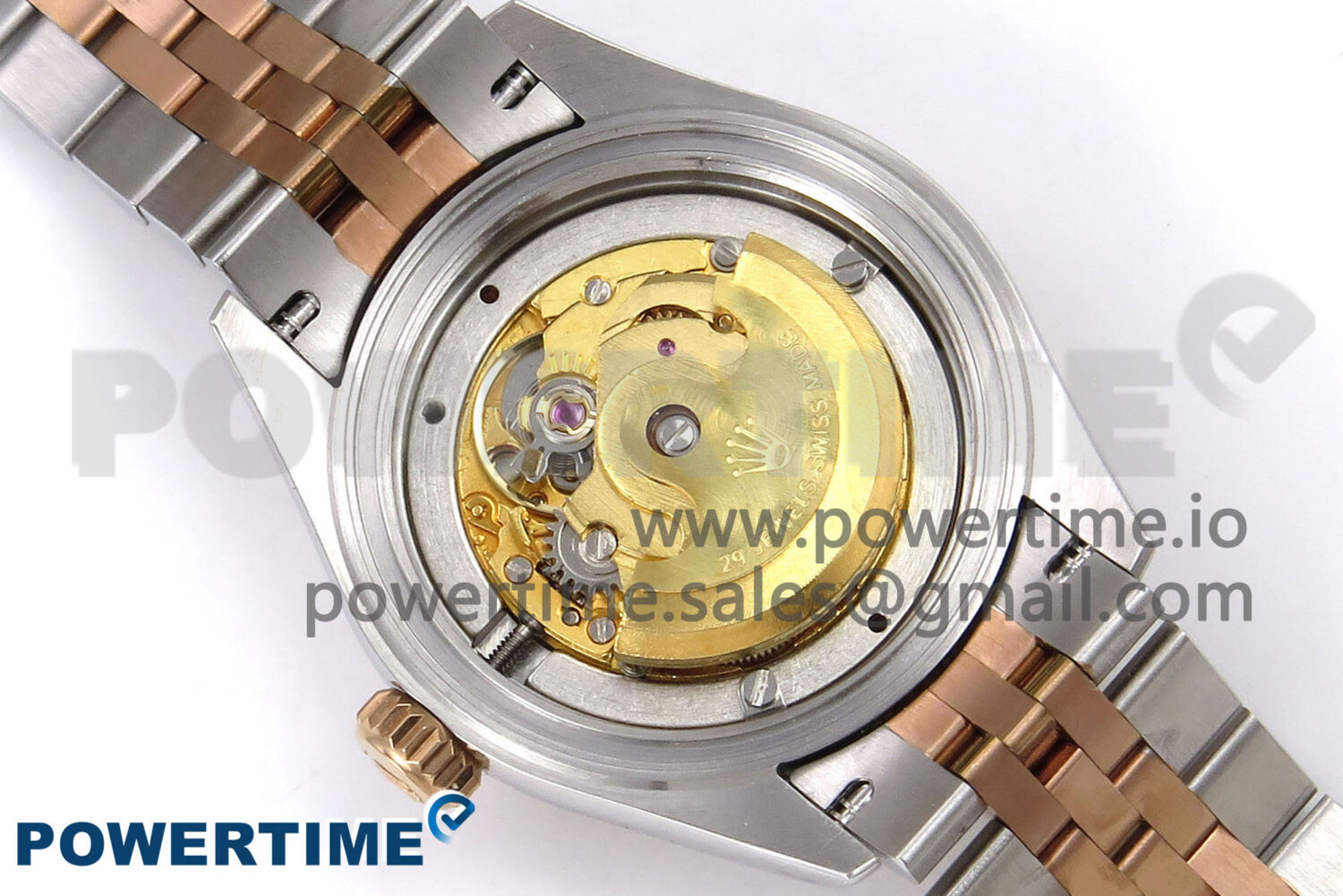 DateJust 28 SS/RG GMF 1:1 Best Edition Black Roman Dial on SS/RG President Bracelet A2671 - Image 9