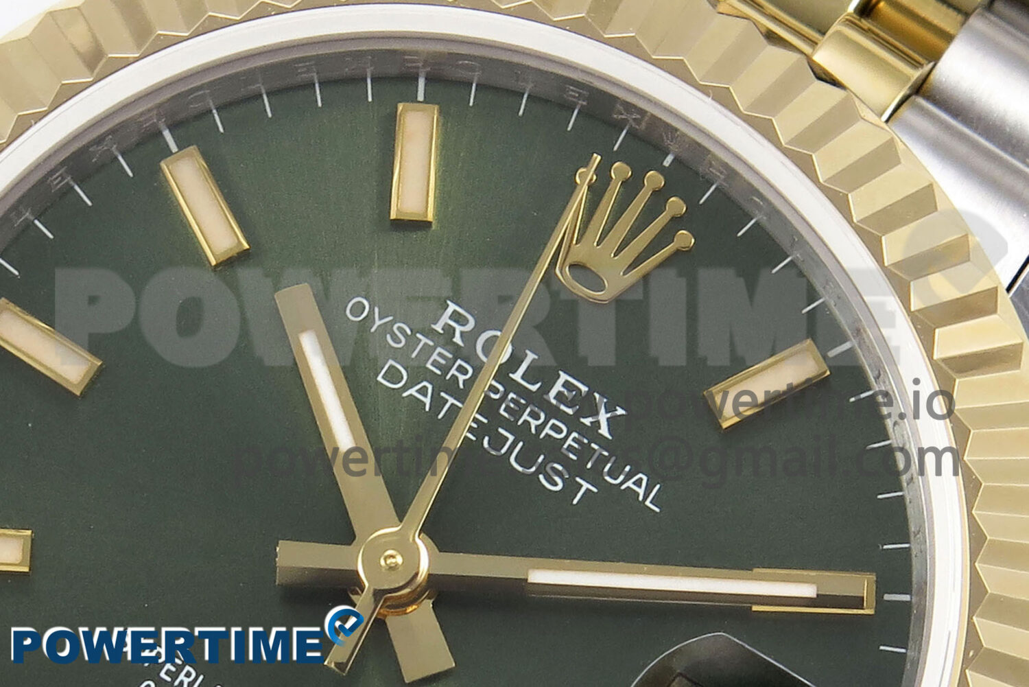 DateJust 31 278273 SS/YG GMF 1:1 Best Edition 904L Steel Green Stick Dial on Jubilee Bracelet A2824 - Image 4