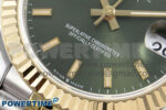 DateJust 31 278273 SS/YG GMF 1:1 Best Edition 904L Steel Green Stick Dial on Jubilee Bracelet A2824 - Image 5