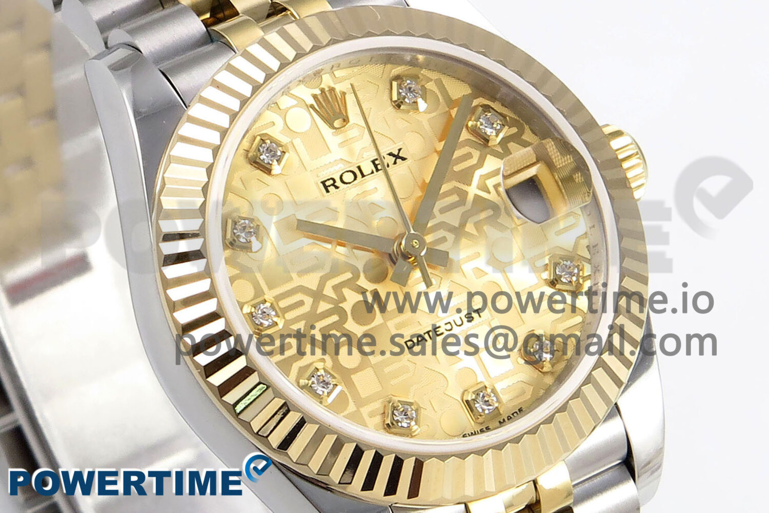 DateJust 31 278273 SS/YG GMF 1:1 Best Edition 904L Steel Rolxx YG Diamonds Dial on Jubilee Bracelet A2824 - Image 2