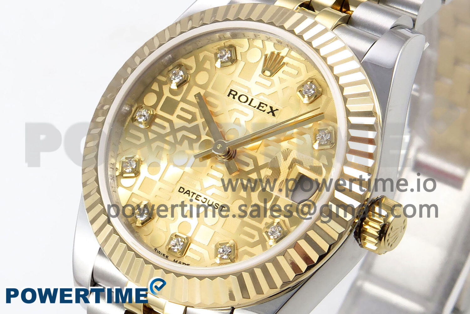 DateJust 31 278273 SS/YG GMF 1:1 Best Edition 904L Steel Rolxx YG Diamonds Dial on Jubilee Bracelet A2824 - Image 3