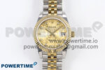 DateJust 31 278273 SS/YG GMF 1:1 Best Edition 904L Steel Rolxx YG Diamonds Dial on Jubilee Bracelet A2824