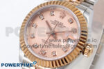 DateJust 28 SS/RG GMF 1:1 Best Edition RG Diamonds Dial on SS/RG President Bracelet A2671 - Image 3