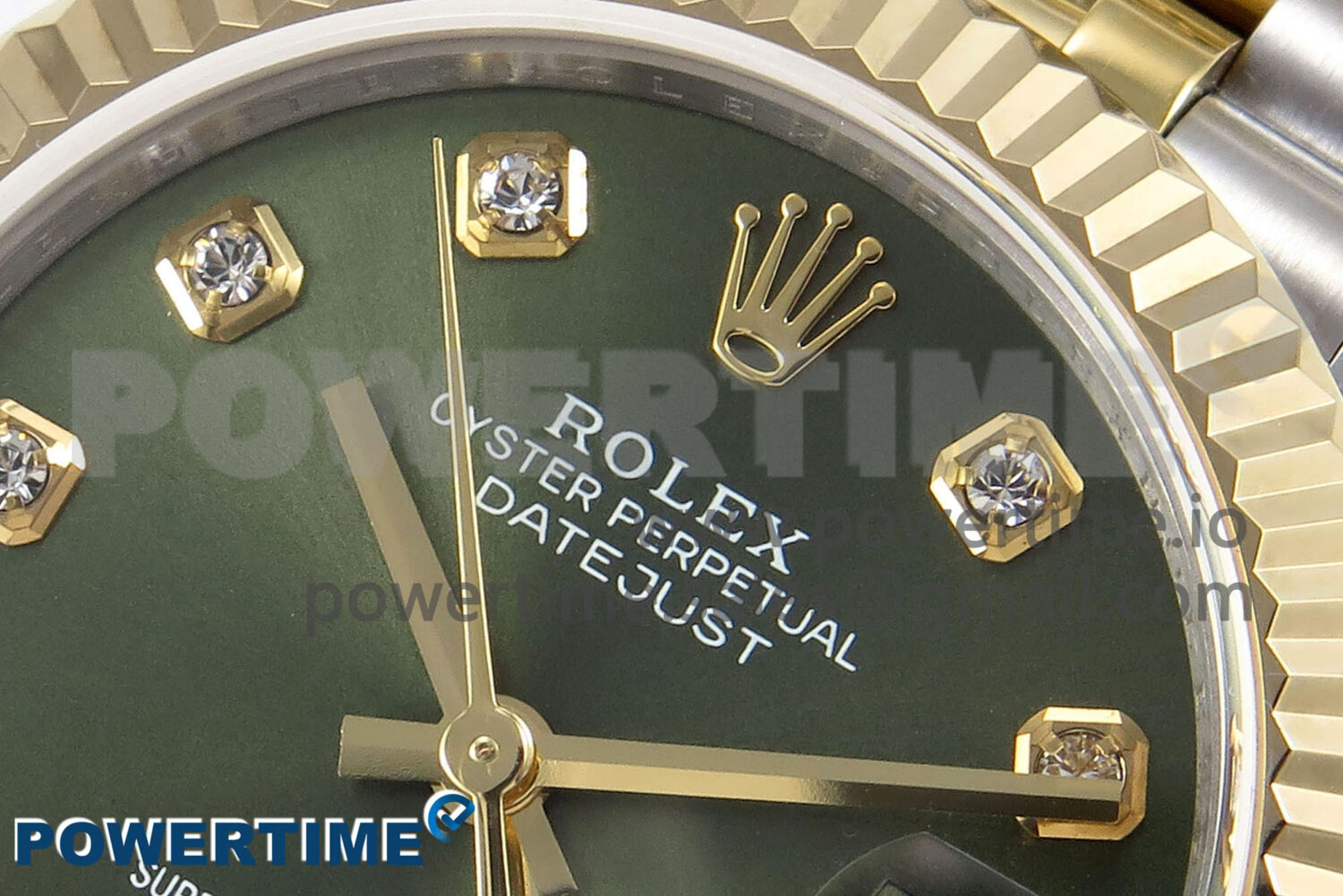 DateJust 31 278273 SS/YG GMF 1:1 Best Edition 904L Steel Green Diamonds Dial on Jubilee Bracelet A2824 - Image 4