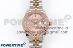 DateJust 28 SS/RG GMF 1:1 Best Edition RG Dial on SS/RG President Bracelet A2671