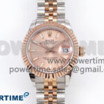 DateJust 28 SS/RG GMF 1:1 Best Edition RG Dial on SS/RG President Bracelet A2671