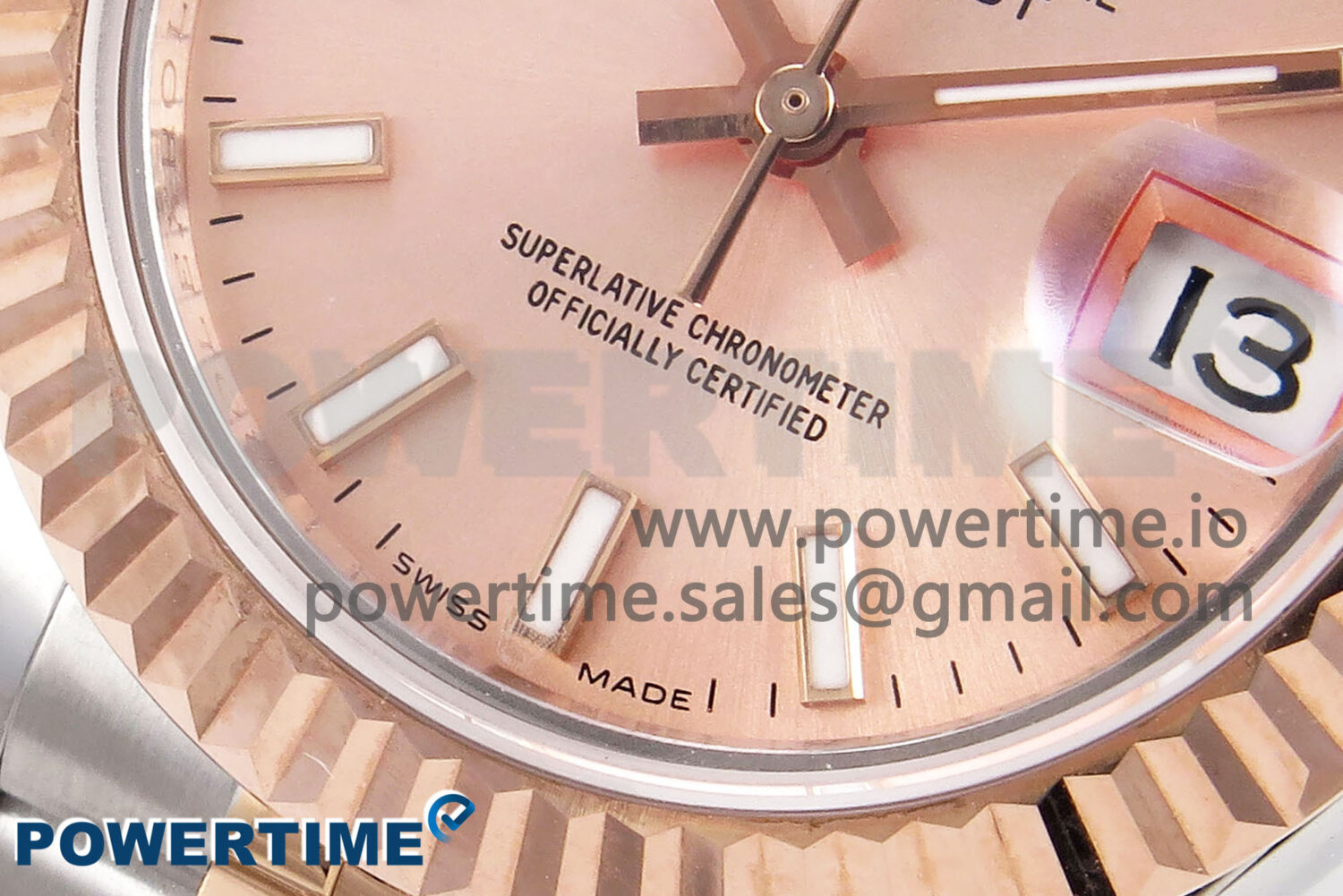 DateJust 28 SS/RG GMF 1:1 Best Edition RG Dial on SS/RG President Bracelet A2671 - Image 5