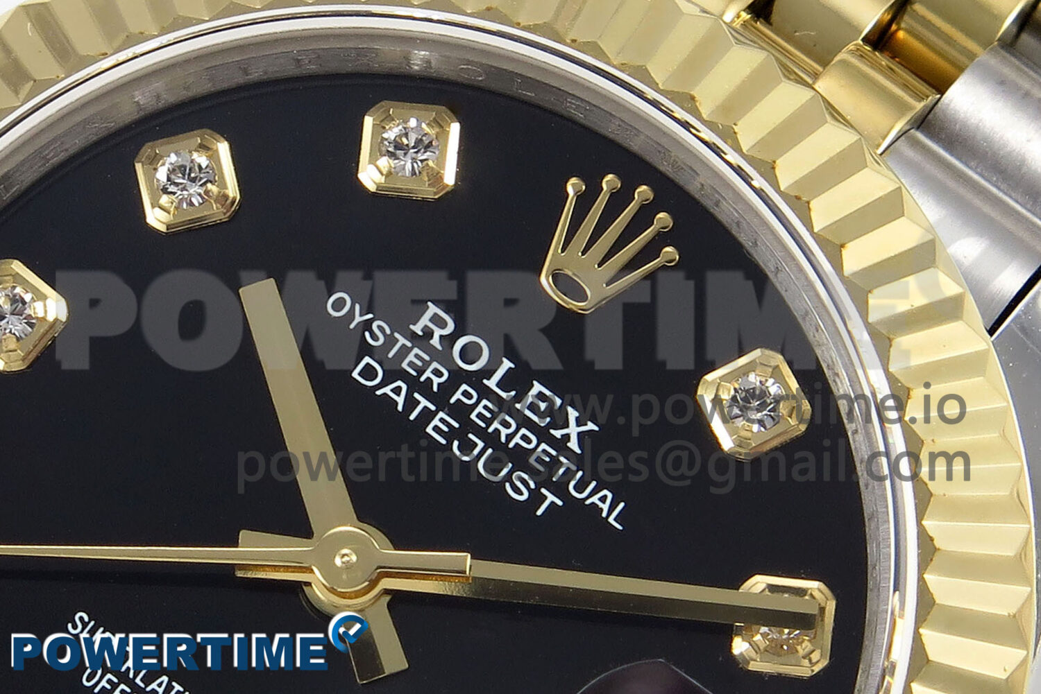 DateJust 31 278273 SS/YG GMF 1:1 Best Edition 904L Steel Black Diamonds Dial on Jubilee Bracelet A2824 - Image 4