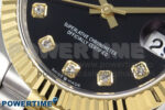 DateJust 31 278273 SS/YG GMF 1:1 Best Edition 904L Steel Black Diamonds Dial on Jubilee Bracelet A2824 - Image 5