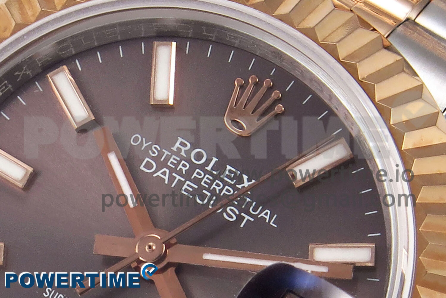 DateJust 28 SS/RG GMF 1:1 Best Edition Gray Dial on SS/RG President Bracelet A2671 - Image 4