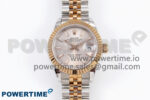 DateJust 28 SS/RG GMF 1:1 Best Edition Silver Dial on SS/RG President Bracelet A2671
