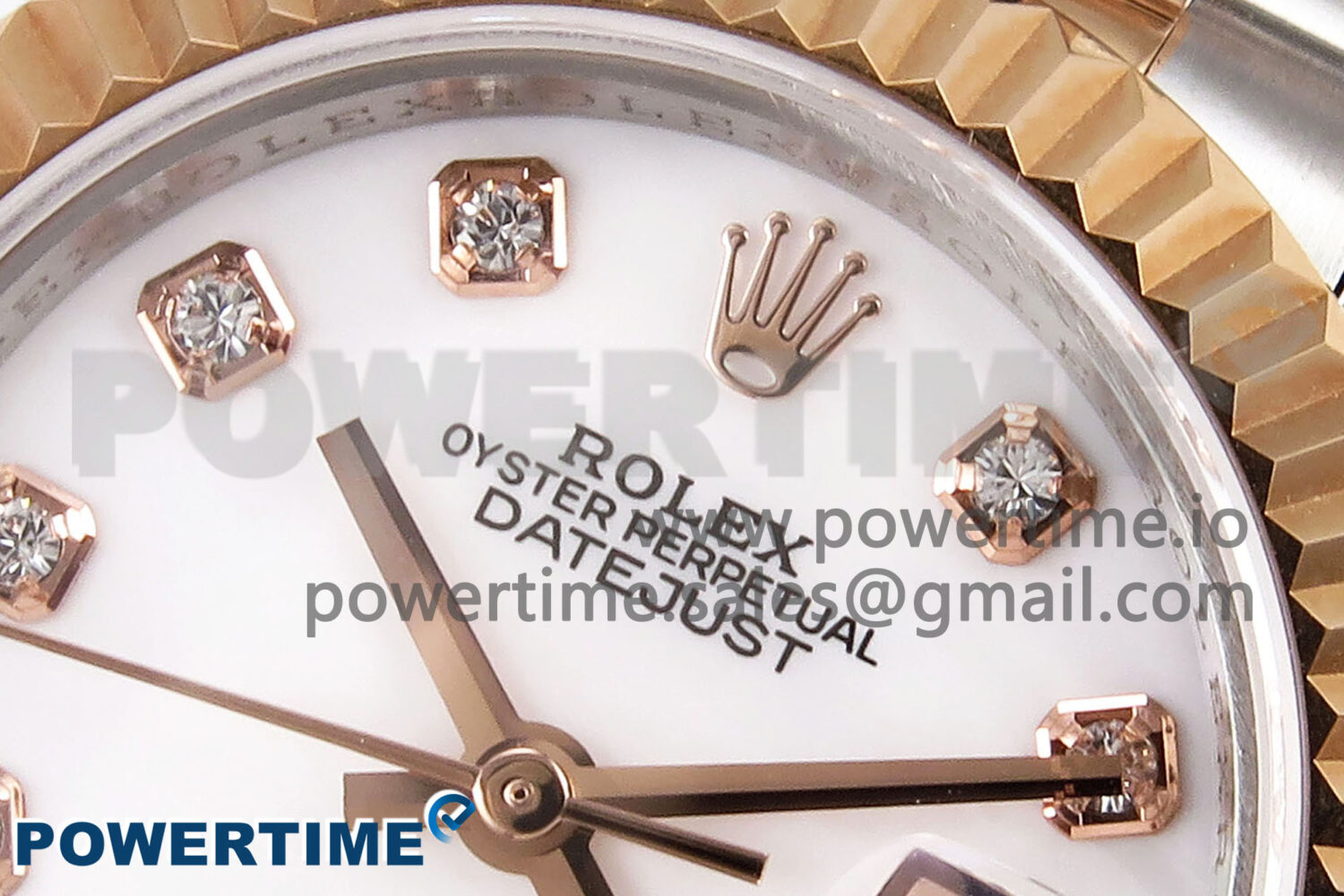 DateJust 28 SS/RG GMF 1:1 Best Edition White MOP Dial on SS/RG President Bracelet A2671 - Image 4
