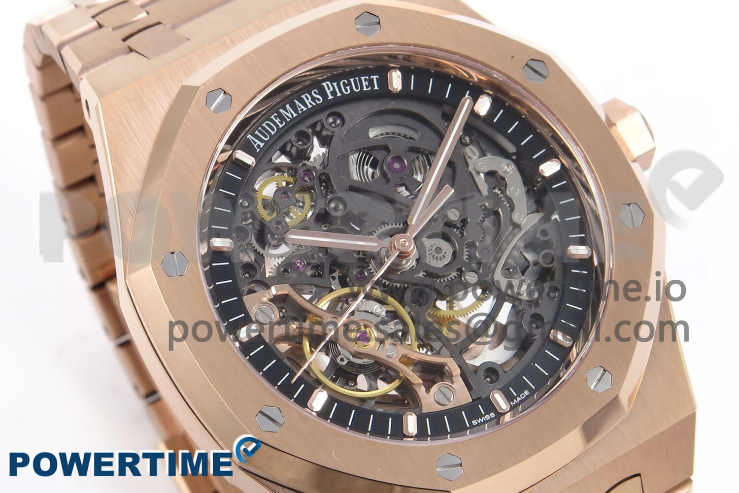 Royal Oak 41mm Openworked 15407 RG THBF 1:1 Best Edition on RG Bracelet SA3132 - Image 2