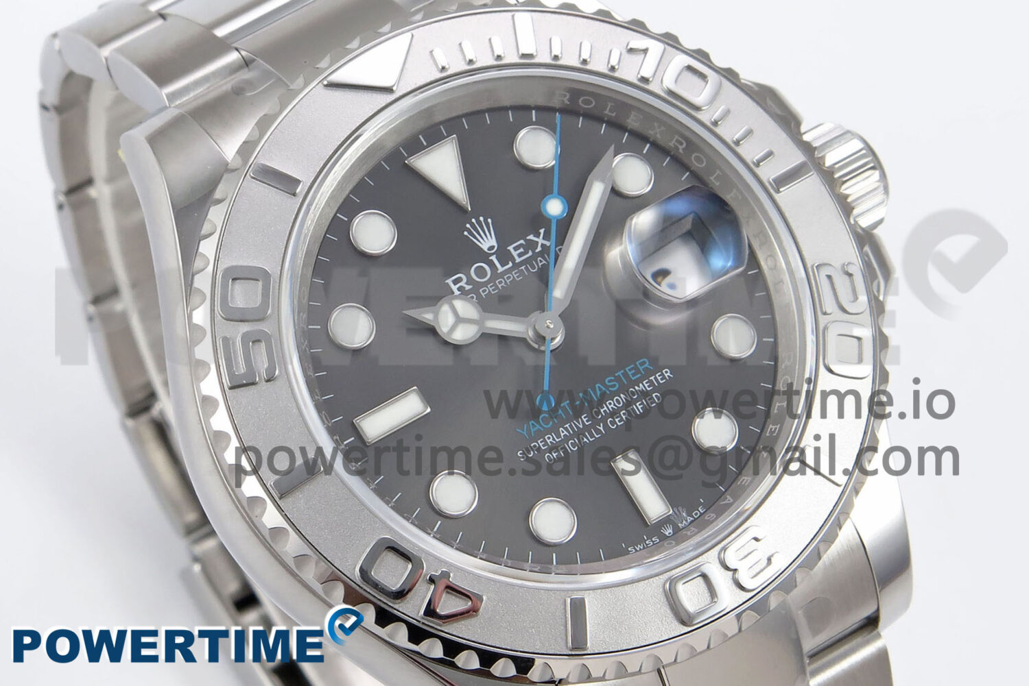 Yacht-Master 126622 EWEF 1:1 Best Edition 904L Steel Gray Dial on SS Bracelet A3235 - Image 2