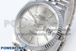DateJust 36 126234 QF 1:1 Best Edition 904L Steel Silver Stick Dial on SS Jubilee Bracelet VR3235 - Image 3