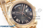 Day Date 40 RG 228235 THBF 1:1 Best Edition Gray Ombre Roman Dial on President Bracelet VR3255 (Gain Weight) - Image 2