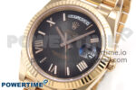 Day Date 40 RG 228235 THBF 1:1 Best Edition Gray Ombre Roman Dial on President Bracelet VR3255 (Gain Weight) - Image 3