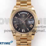Day Date 40 RG 228235 THBF 1:1 Best Edition Gray Ombre Roman Dial on President Bracelet VR3255 (Gain Weight)