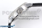 PP Tourbillon SS Texuted Bezel RMSF Edition White Dial on Black Leather Strap - Image 7