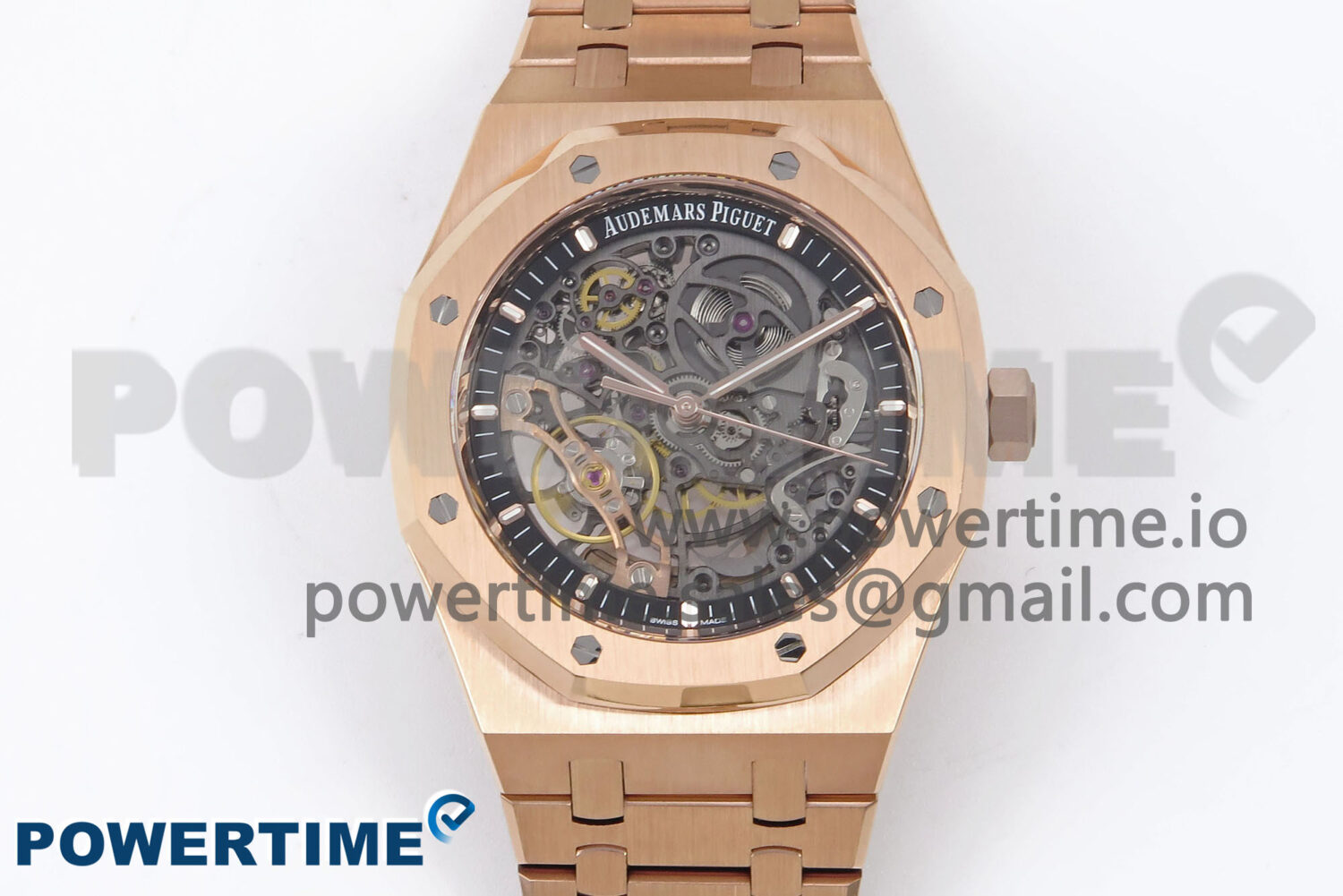 Royal Oak 41mm Openworked 15407 RG THBF 1:1 Best Edition on RG Bracelet SA3132 - Image 1