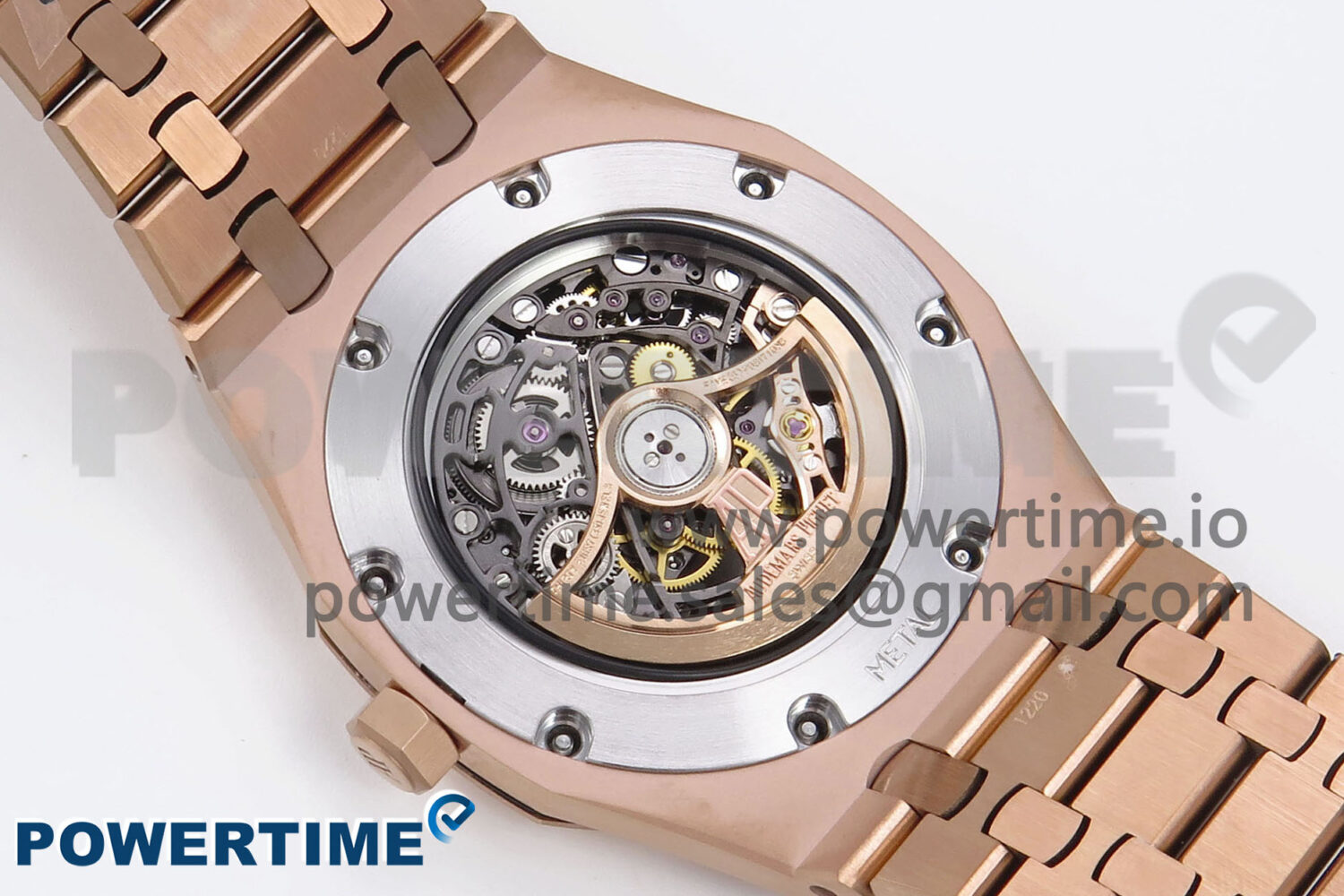 Royal Oak 41mm Openworked 15407 RG THBF 1:1 Best Edition on RG Bracelet SA3132 - Image 9
