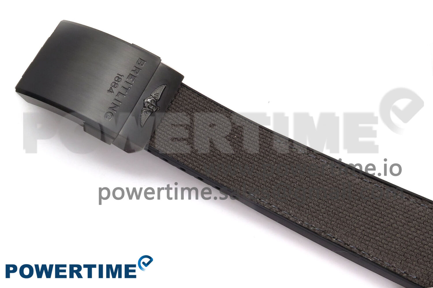 Chronomat 44 Blacksteel APSF 1:1 Best Edition Black Dial on Gray Nylon Strap A7750 - Image 13