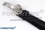 PP Tourbillon SS Texuted Bezel RMSF Edition White Dial on Black Leather Strap - Image 12