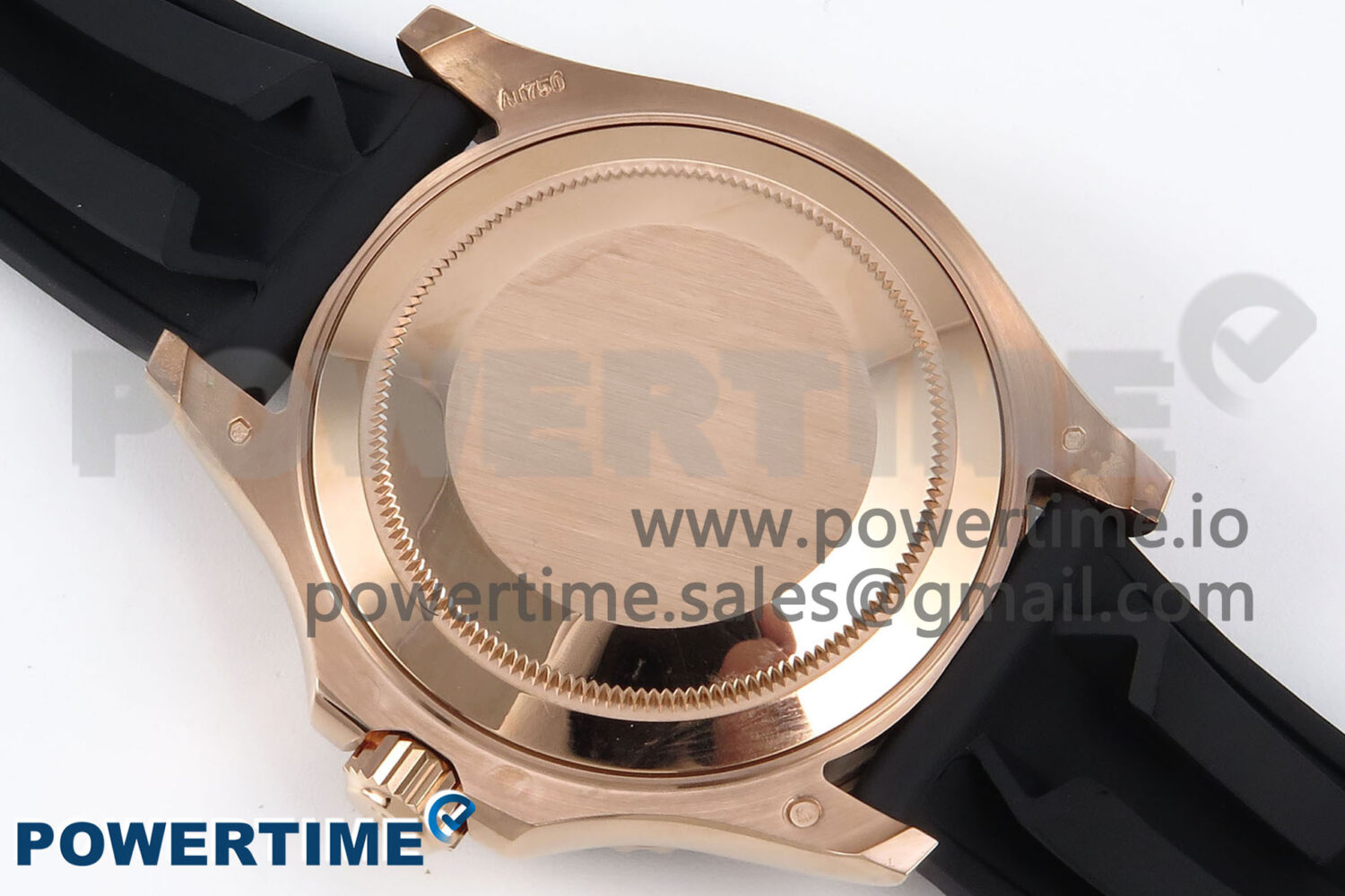 Yacht-Master RG 126655 QF 1:1 Best Edition Black Dial on Oysterflex Strap VR3235 - Image 8