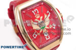 Vanguard Racing Montenegro RG ABF Best Edition Red Dial on Red Leather Strap A2824 - Image 2