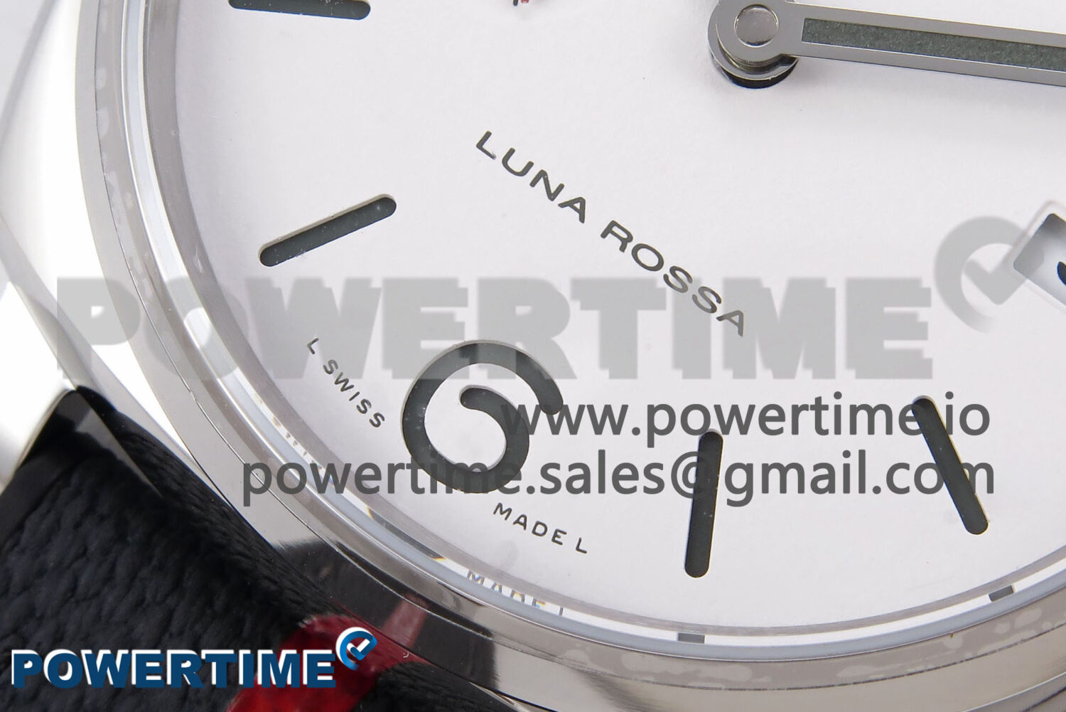 PAM1381 Luna Rossa Submersible VSF 1:1 Best Edition on Gray Fabric Strap P900 - Image 5