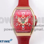 Vanguard Racing Montenegro RG ABF Best Edition Red Dial on Red Leather Strap A2824