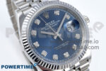 DateJust 36 126234 QF 1:1 Best Edition 904L Steel Blue Diamonds Dial on SS Jubilee Bracelet VR3235 - Image 2