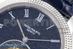 PP Tourbillon SS Texuted Bezel RMSF Edition Black Starry Dial on Blue Leather Strap - Image 4