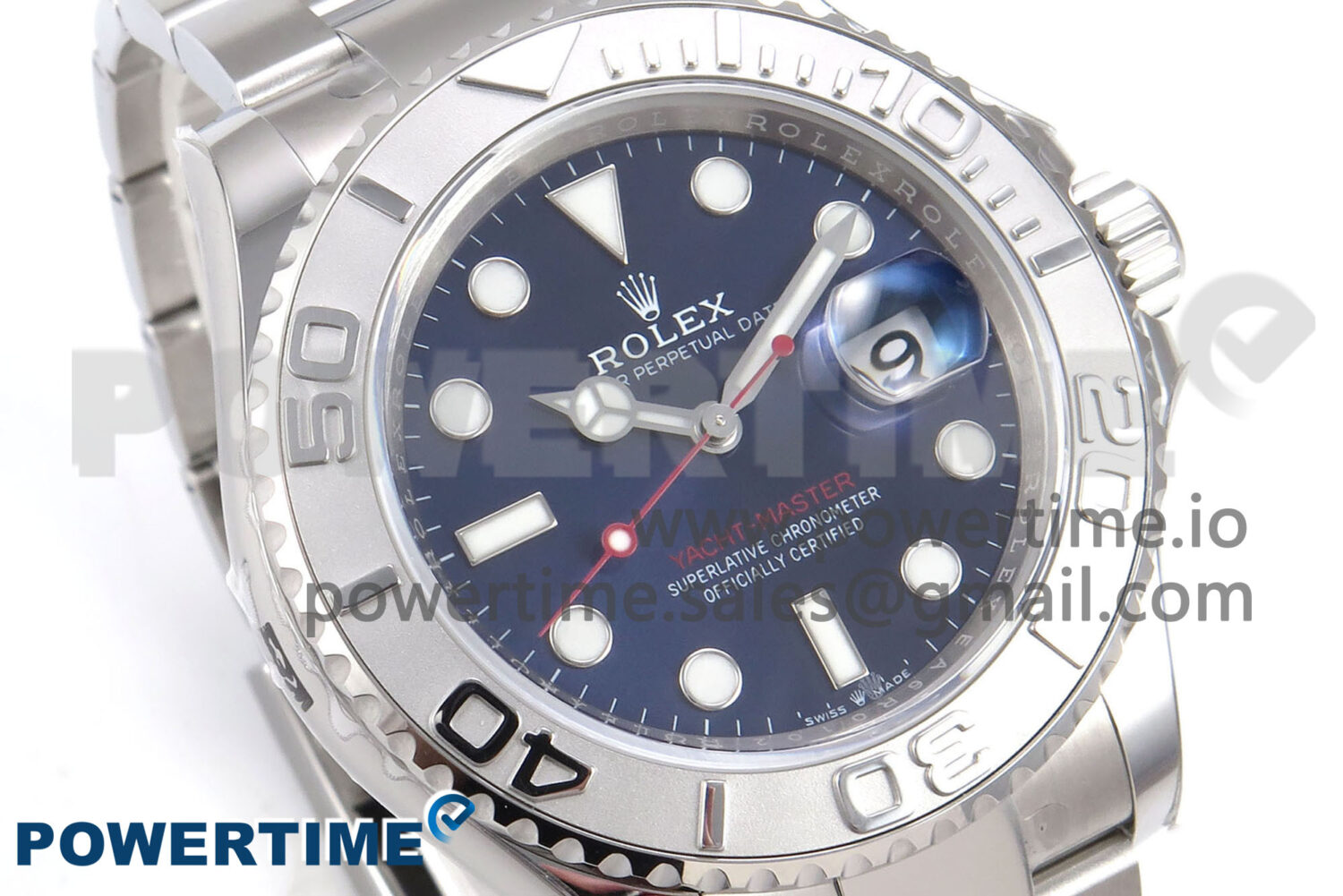 Yacht-Master 126622 EWEF 1:1 Best Edition 904L Steel Blue Dial on SS Bracelet A3235 - Image 2