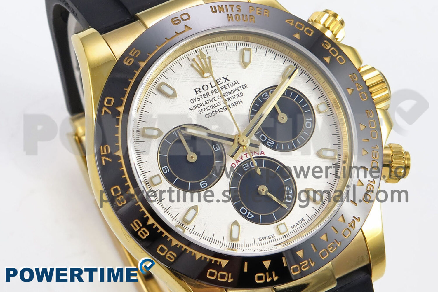 Daytona 116518 N6F 1:1 Best Edition Meteorite Dial on Oysterflex Strap SA4130 - Image 2