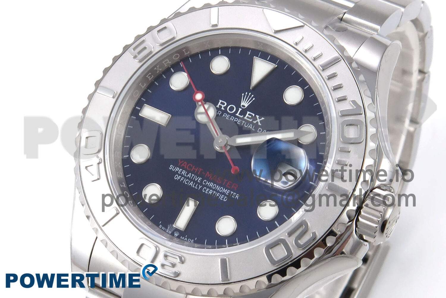 Yacht-Master 126622 EWEF 1:1 Best Edition 904L Steel Blue Dial on SS Bracelet A3235 - Image 3