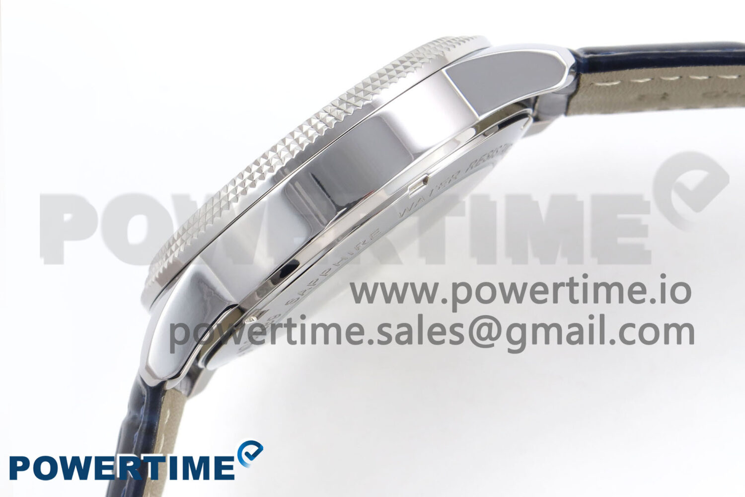PP Tourbillon SS Texuted Bezel RMSF Edition Black Starry Dial on Blue Leather Strap - Image 6