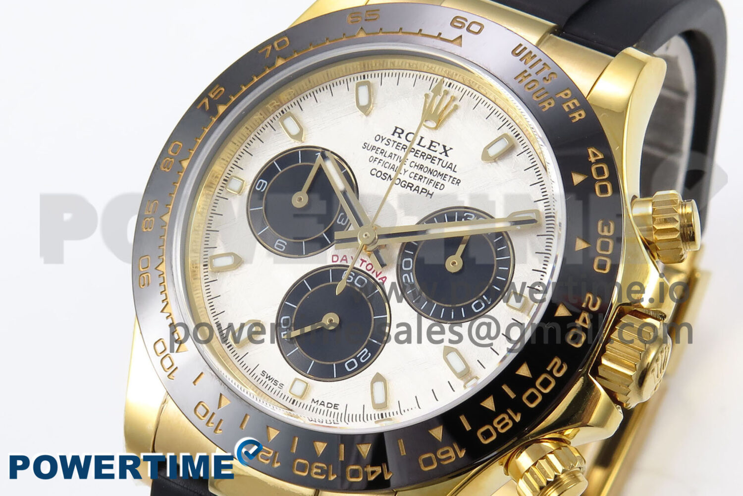Daytona 116518 N6F 1:1 Best Edition Meteorite Dial on Oysterflex Strap SA4130 - Image 3