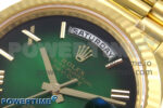 Day Date 40 YG 228238 THBF 1:1 Best Edition Green Ombre Roman Dial on President Bracelet VR3255 (Gain Weight) - Image 4