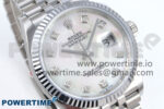 DateJust 36 126234 QF 1:1 Best Edition 904L Steel White MOP Diamonds Dial on SS Jubilee Bracelet VR3235 - Image 2