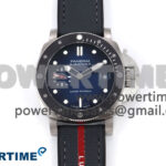 PAM1565 Luna Rossa Submersible VSF 1:1 Best Edition on Gray Fabric Strap P900