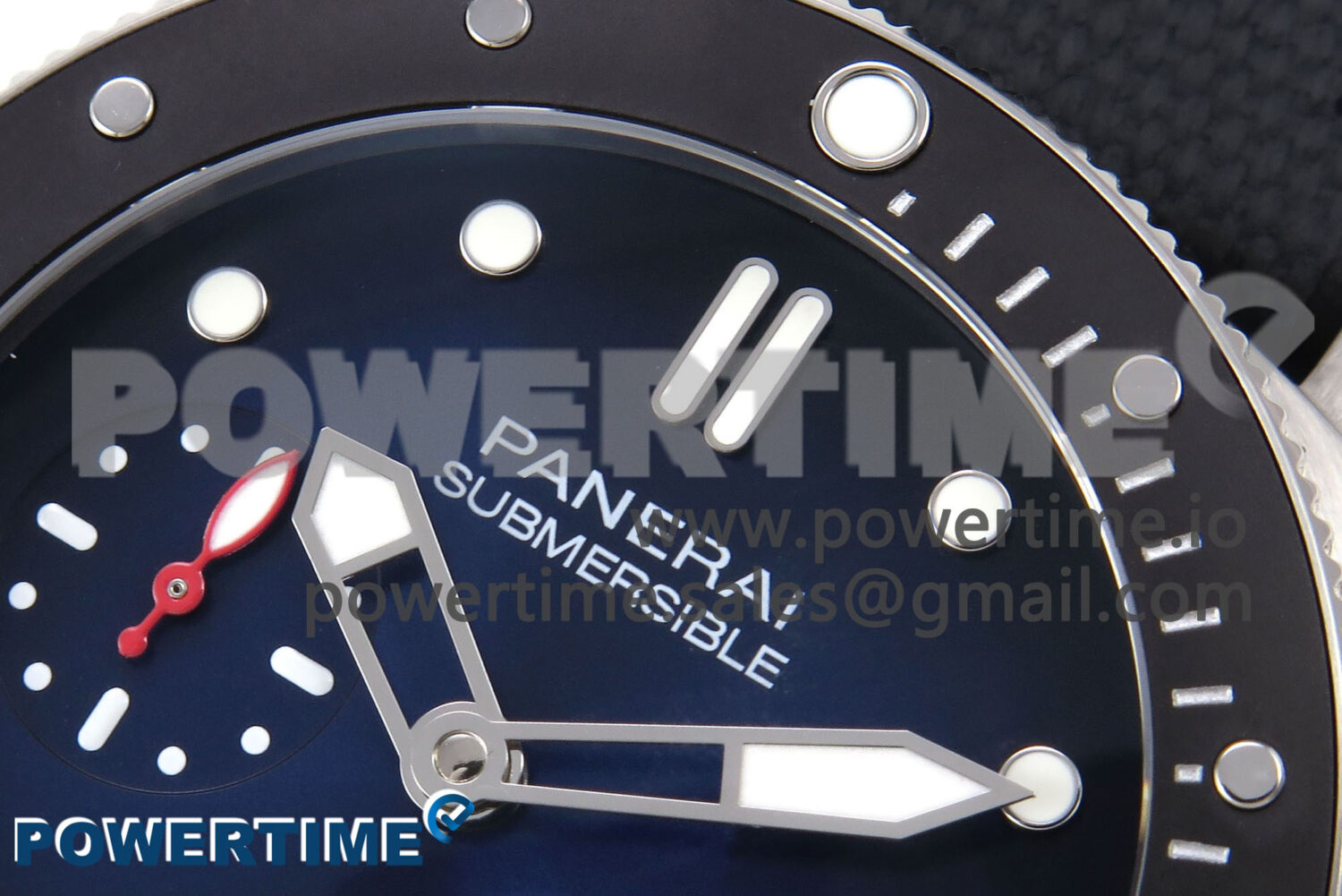 PAM1565 Luna Rossa Submersible VSF 1:1 Best Edition on Gray Fabric Strap P900 - Image 4