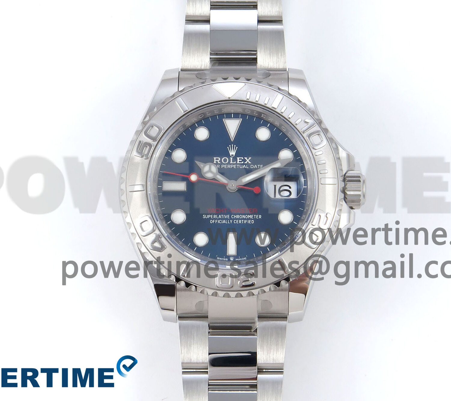 Yacht-Master 126622 QF 1:1 Best Edition Blue Dial on SS Bracelet VR3235