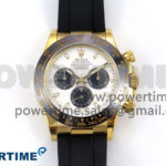 Daytona 116518 N6F 1:1 Best Edition Meteorite Dial on Oysterflex Strap SA4130