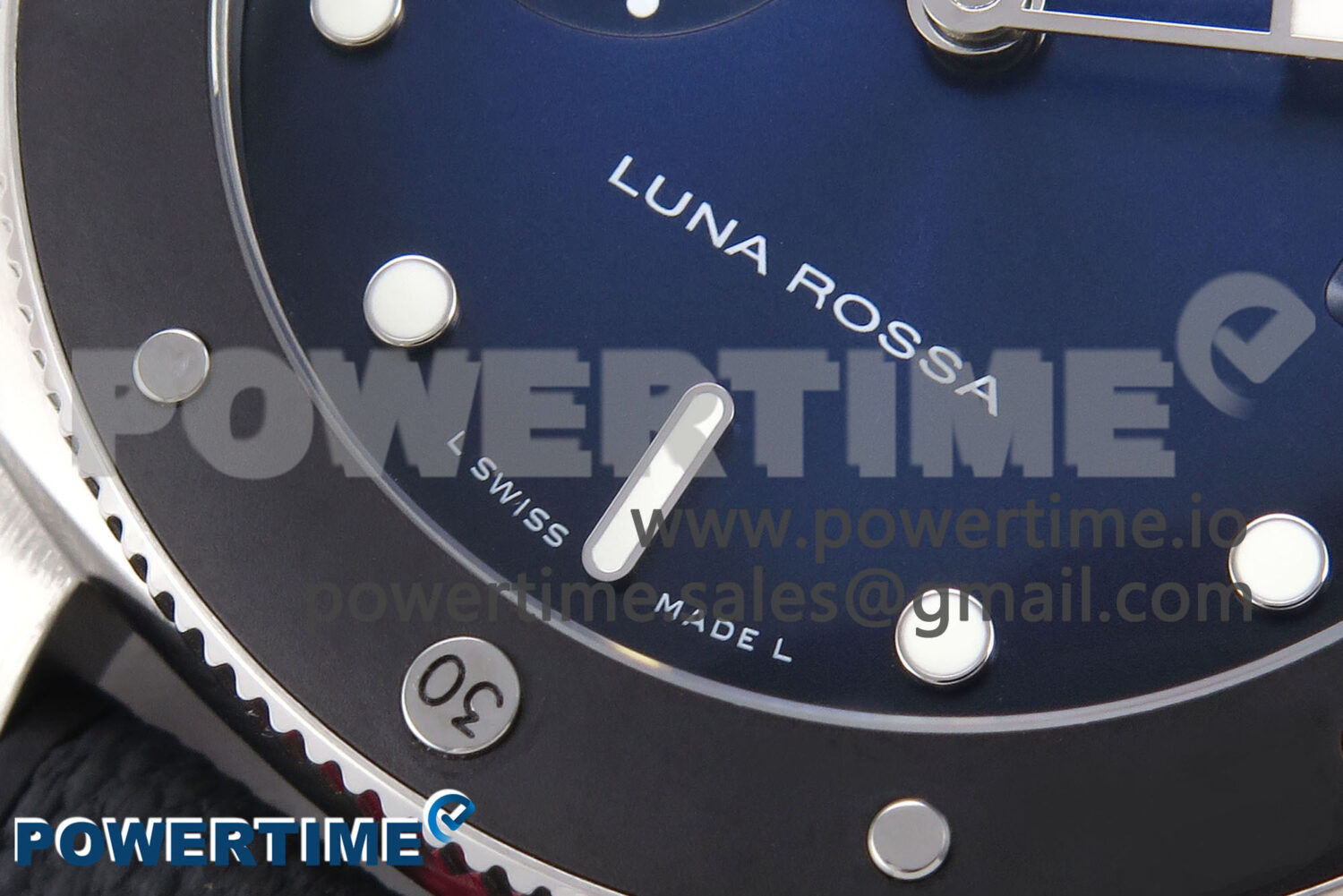 PAM1565 Luna Rossa Submersible VSF 1:1 Best Edition on Gray Fabric Strap P900 - Image 5