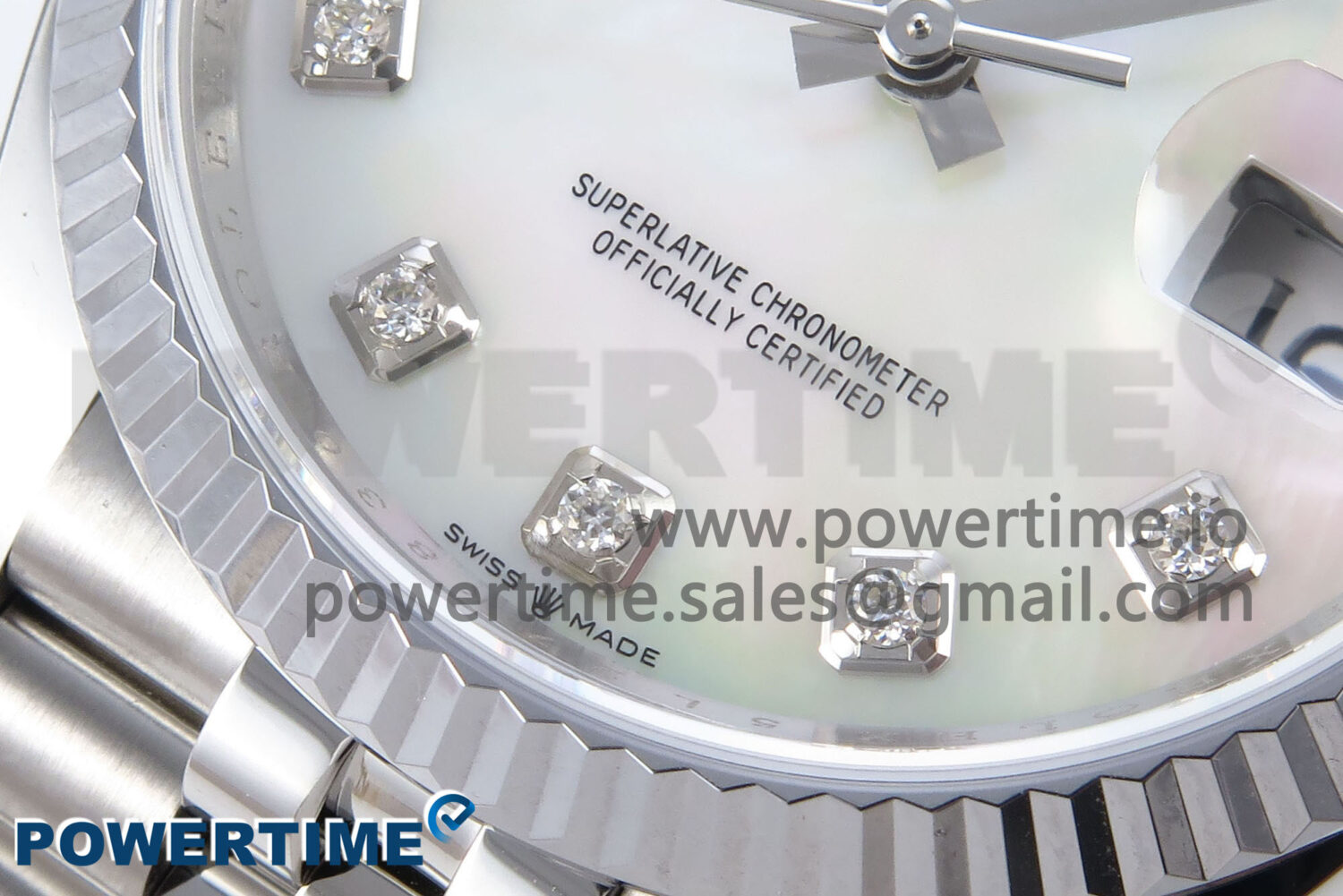DateJust 36 126234 QF 1:1 Best Edition 904L Steel White MOP Diamonds Dial on SS Jubilee Bracelet VR3235 - Image 5